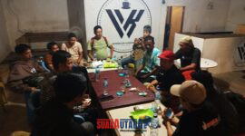 Rakercab DPC PJS Buol, Senin (14/10/2025) diW Warkop Karaeng, Leok 2 .