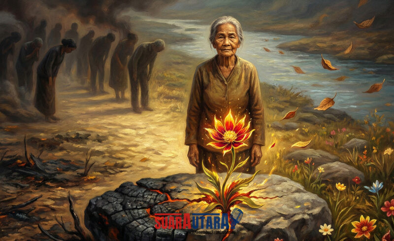 lllustrasi Kumpulan Puisi Leni Marlina “SETELAH MUSIM KESEDIHAN YANG PANJANG”: Sumber Gambar: SuaraUtara.com untuk Puisi LM No. 03_25112025.