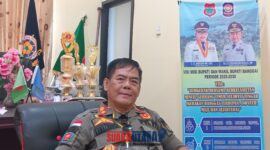 foto istimewa : Kastpol PP Banggai Kamaluddin Djano.S.Pd.S.SH,akan perintah anggotanya untuk patroli anak pembawa kotak amal dan badut badut serta anak punk meresakana