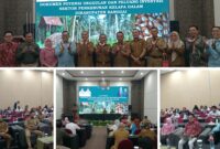 foto istimewa :Staf Bupati Banggai Amin Jumain bersama para Tim Ahli dari Untad  serta para peserta kegiatan 