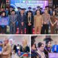 foto istimewa : Wabup banggai Drs H.Furqanuddin.MM,saat hadiri wisuda mahasiswa untika di dampingi Rektor Untika Taufik Bidullah