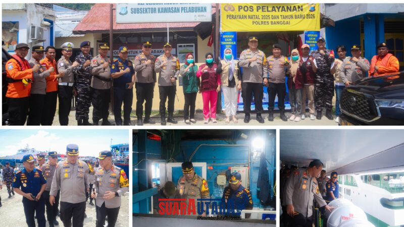foto istimewa : Humas Polres banggai, Kapores banggai Dampingi Karo OPS Polda Sulteng dan juga Kepala KUPP kelas II Luwuk