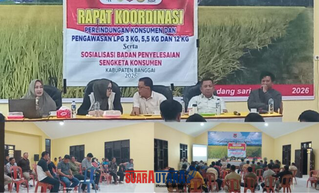 foto istimewa : Camat Toili Barat Bambang Isnanto Abdullah.S.Pd.MM, Ketua BPSK Kabupaten Banggai Cian Lin Sangkaeng, S.Sos, Wajidah, H. Helton, para kepala desa, BPD,