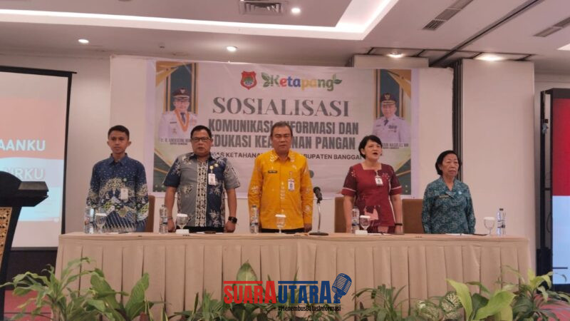 foto istimewa : Sekda saat buka Sosialisasi Keamanan Pangan 2025