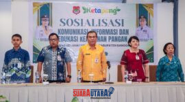 foto istimewa : Sekda banggai Moh.Ramli Tongko bersama Kadis Ketapang Alfian Djibran.S.STP dan para tamu undangan