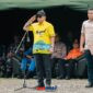 foto istimewa : Wabup banggai Drs.H.Furqanuddin.MM, Saat Pimpin Gelar Simulasi Pencegahan Resiko Bencana