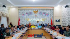 foto istimewa : Wabup Banggai Drs.H.Furqanuddin.MM Bersama para tamu dari Unversitas Tadulako Palu