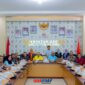 foto istimewa : Wabup Banggai Drs.H.Furqanuddin.MM Bersama para tamu dari Unversitas Tadulako Palu