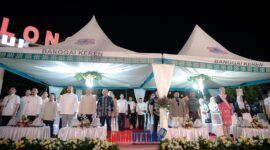 foto istimewa : Wabup Drs H Furqanuddin.MM Bersama pada ketua Hipmi sulteng dan kabupaten 