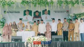 foto istimewa : Bupati Banggai Ir H.Amirudin.MM Saat menghadiri Tabliq Akbar di Toili Jaya 