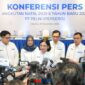 foto istimewa : Didepan para pewarta Direktur Utama PT PELNI Tri Andayani didampingi Pejabat sampaikan persiapan nya 