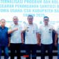 foto istimewa : Sekda banggai Moh Ramli Tongko bersama Sekwan  Bapeda dan para pelaku usaha