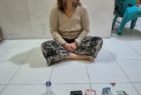 foto istimewa : Humas  polres banggai Tersangka IRT pengendara sabu di Jayabakti Kecamatn pagimana