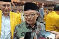 Menteri Pendidikan Dasar dan Menengah, Abdul Mu’ti saat memberikan keterangan kepada wartawan. (Foto: Antaranews)