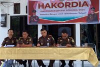 Kejari Touna Gelar Siaran Pers, Selasa (9/12/2025). (Foto : Agung SU)