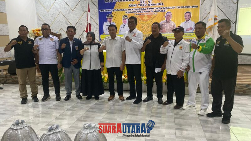 Ilham Lawidu Pimpin KONI Tojo Una-Una