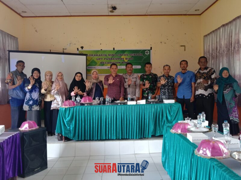 UPTD Puskesmas Biau Gelar Lokakarya Mini Lintas Sektor