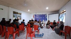 Bupati Buol Risharyudi Triwibowo bersama Ketua DPRD Ryan Nathaniel Kwendy, didampingi Pj Sekda, Inspektur, Kadis Kesehatan, Sekwan dan Direktur RSUD Mokoyurli meninjau langsung kondisi Asrama Mahasiswa Buol yang di Kota Palu, Kamis (8/1/2026). *Foto :Diskominfo)