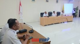 Wakil Bupati Buol, Moh. Nasir DJ Daimaroto memimpin Rapat Persiapan Pelaksanaan Peringatan  (HARDESNAS) Tahun 2026, Rabu (7/1/2026) Foto : Wawan Laindjong