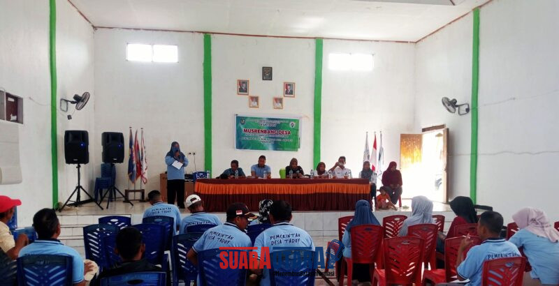 Pemdes Tadoy Gelar Musrembangdes RKP 2027, (14/1/2025) Foto : Husni Babubakar.