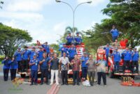  Wabup Dony Lumenta Serahkan Peralatan Baru untuk Tiga Posko Damkar Bolmong.