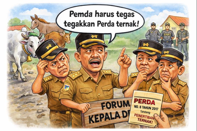 Forum Kades Minta Pemda Buol Turunkan Satpol PP Tertibkan Ternak Liar