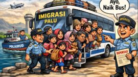 15 WNA Filipina Tanpa Identitas Ditemukan Nelayan Buol, Sore ini Dibawa ke Palu (Foto:Karikatur-IlustrasiSU)