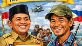 Gubernur Sulteng Anwar Hafid Apresiasi Rusman (Foto : Karikatur/Ilustrasi SU)