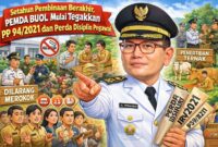 Setahun Pembinaan Berakhir, Pemda Buol Mulai Tegakkan PP 94/2021 dan Perda Disiplin Pegawai (Foto:Karikatur)