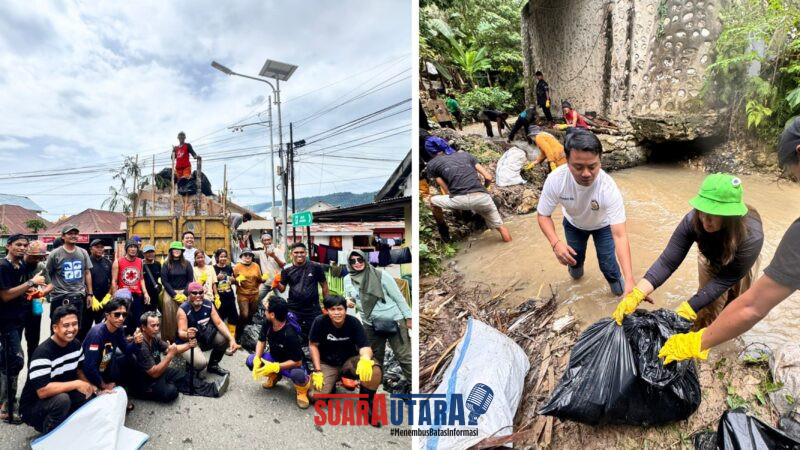 foto istimewa : Lurah soho ini bentuk komitmen Warga soho Dukung Program bupati banggai Bersih di sektor Sungai agar tidak banjir
