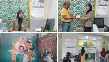 foto istimewa : Petugas CS di bank BSI Luwuk lakukan penyerahan buku dan ATM Tabungan emas