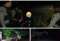 foto istimewa : Saat Anggota Samapta polres banggai Temukan seorang wanita 13 yang hampir saja menjadi korban percobaan pemerkosaan di lokasi VIV Bandara.begini kondisi nya gelap