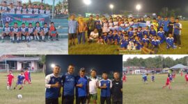 foto istimewa : Para Tim SSB Buana nambo dan Para pelatihnya saat berlangsung pertandingan