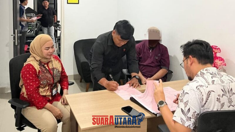 foto istimewa : Saat tersangka menghadapi JPU di dampingi pengacara