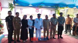 foto istimewa : Bupati Amrudin bersama Camat dan Unsur forkopimcam serta dan tokoh masyarakat.