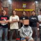 foto istimewa : humas polres pelakun KDRT suami korban di amankan petugas 
