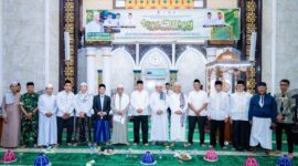 foto istimewa : Humas pemda banggai Sekda Moh Ramli Tongko bersama unsur forkopimda dan pengurus PHBI