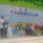 foto istimewa : Asisten II Mujiono bacakan sambutan bupati Banggai di hadapan Rektor Unismu dan tamu undangan serta mahasiswa.