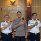 foto istimewa Humas Pores banggai, AKBP Wayan Bersama Kepala Lapas Kles II B Luwuk dan jajarannya 