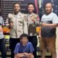 foto istimewa : Humas Polres Banggai Tampak Pelaku Tak berkutik di kawasan Anggota polsek pagimana