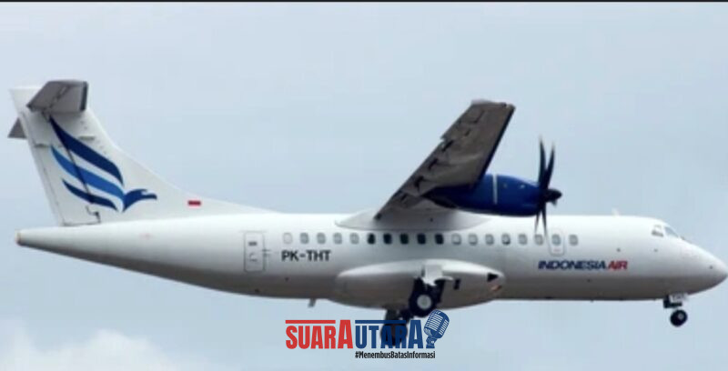 Jenis Pesawat ATR 42-500 Indonesia Air Transport Ditemukan di Bantimurung Maros (Foto:Google)