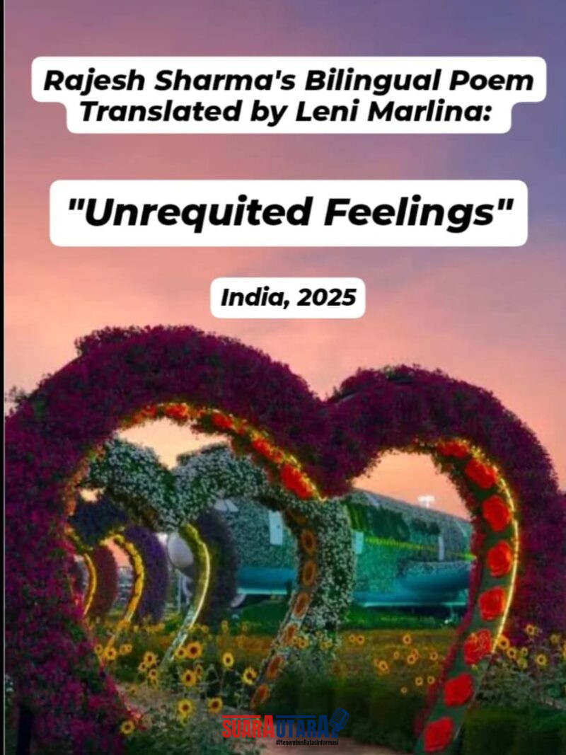 Cover of Rajesh Sharma's Bilingual Poem: