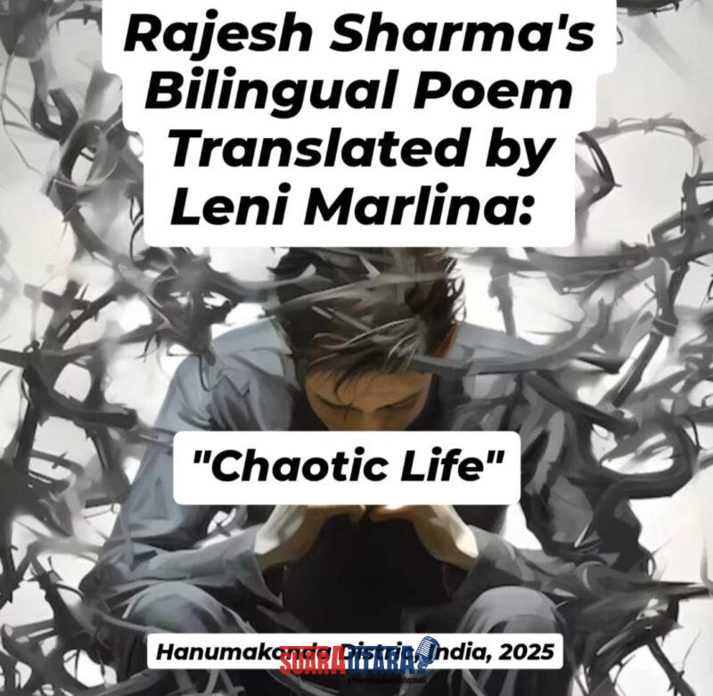 Cover of Rajesh Sharma's Bilingual Poem: 