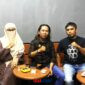 Pihak DR bersama Kuasa Hukumnya gelar Konferensi Pers di Our’s Caffe, Ampana, Minggu (10/1/2026), Foto : Agung Dilapanga SU//