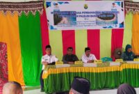 Bupati Buol, Risharyudi Triwibowo saat memberikan sambutan pada kegiatan Musrembang Kecamatan Palbar, Rabu (25/2/2026).Foto : Diskominfo