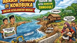 Abrasi Sungai di Kokobuka Ancam Keselamatan Warga, Pemdes: Tahun Ini Kita Bangun Tanggul (Foto:Ilustrasi)