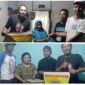 foto istimewa : Ketua bersama para pengurus Karang Taruna Serahkan Bantuan pada para lansia dan anak yatim