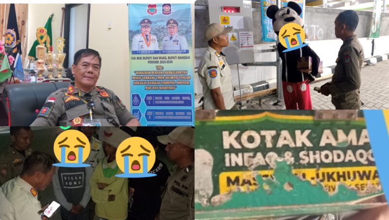 foto istimewa : Kasat Pol PP Kamaluddin Jano Perintahkan Anak Buahnya tertipkan Laporan masyarakat dan anak dibawa umur modus pencari sumbangan Pembangunan Masjid 