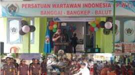 foto istimewa : Kajari Banggai Akbar.SH.MH, Apresiasi PWI Banggai sudah menjadi mitra bersama Kejaksaan Negeri banggai