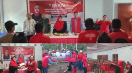 foto istimewa : Dra Sri Indarningsi Lalusu.MBA Bersama anggota DPRD Banggai Kompol Purn I Made Darma.SH, Saat Reses di desa Ranga ranga kecamatan masama.